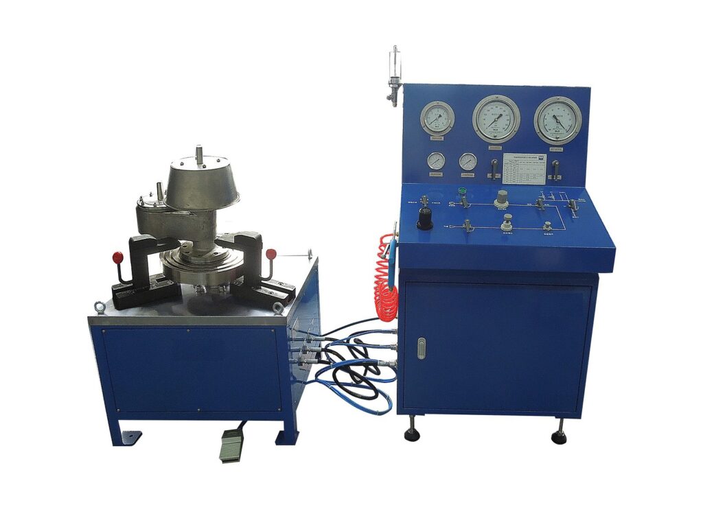 Breather valves test bench