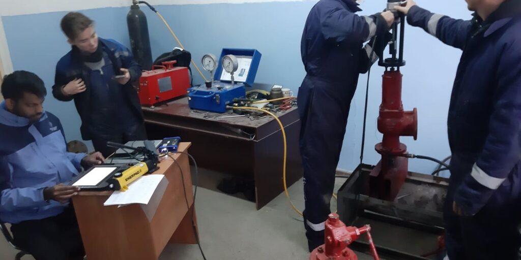 Safety Valve Inspection Training in Kazakhstan