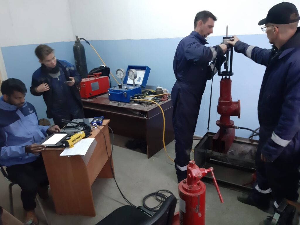 Safety Valve Inspection Training in Kazakhstan