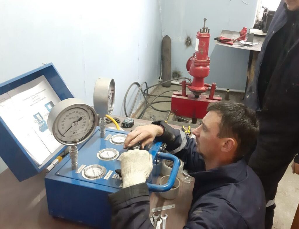 Safety Valve Inspection Training in Kazakhstan